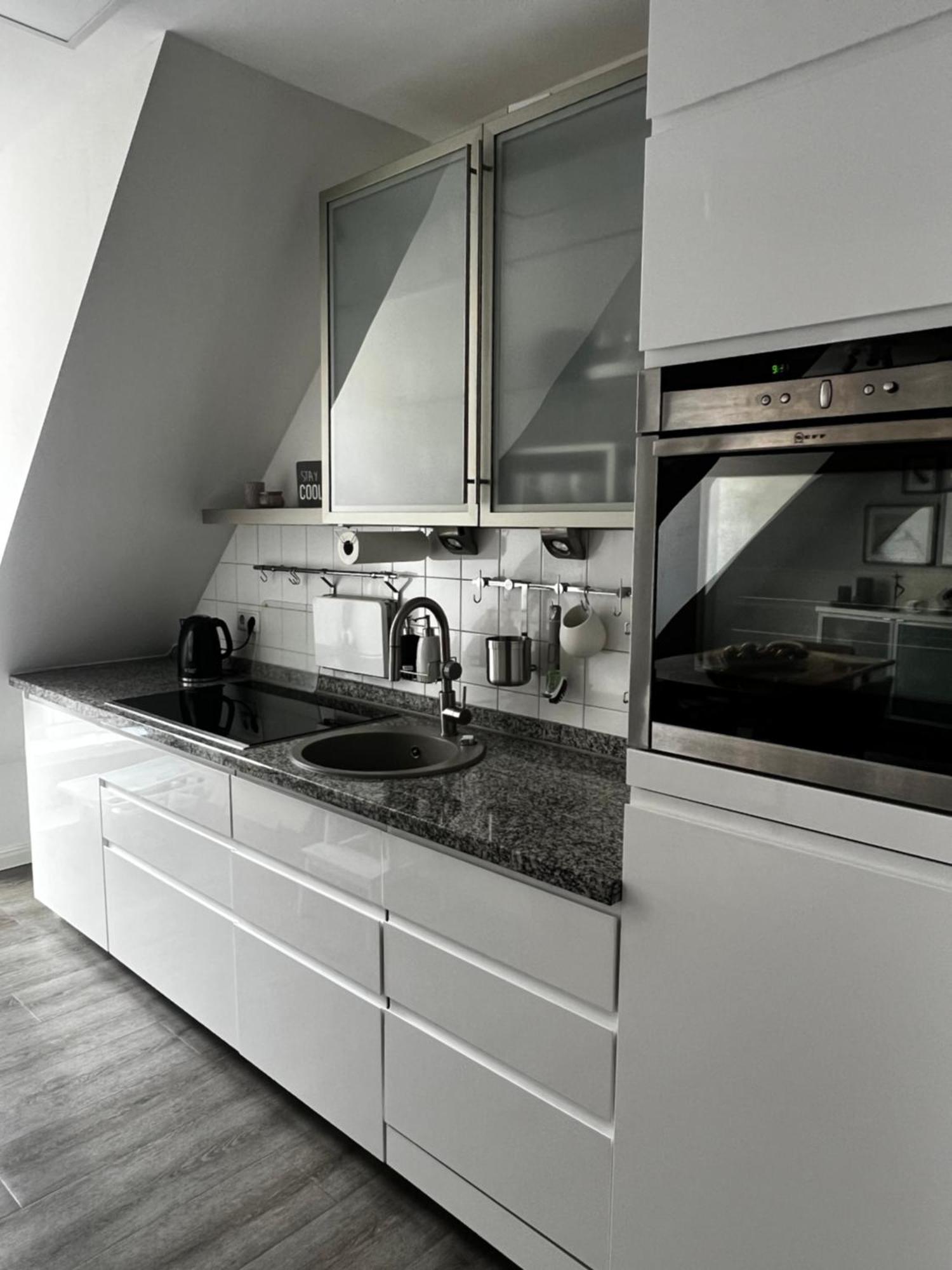 Moderne Galeriewohnung Mit Balkon Und Stellplatz Am Wenigemarkt Érfurt Exterior foto
